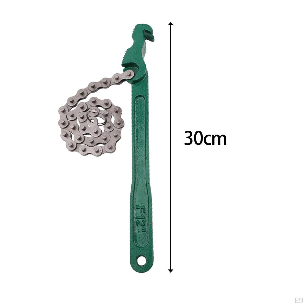 Strap Wrench Engine Opener High Carbon Steel Handle Auto Tools Multipurpose Removal
