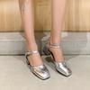 Fashion Back Strap Pumps Sandals Shoes for Women Pointed Toe Heels Thin High Heels Wedding Shoes 2025 New Zapatillas Mujer