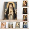 Jungfrau Maria Druck Wandkunst Poster Ikone Religiöse Wandkunst Unsere Liebe Frau Heimdeko Heilige Mutter Poster Modernes Christliches Heiliges Geschenk