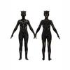 Halloween Costume Cosplay Anime Kids Male Black Panther Wolverine Marvel Hero Stage Show Muscle Suit