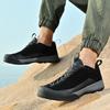 Anti-velvet leather new casual sports men's shoes waterproof outdoor mountaineering non-slip hiking shoes comfortable and wear-resistant tide shoes