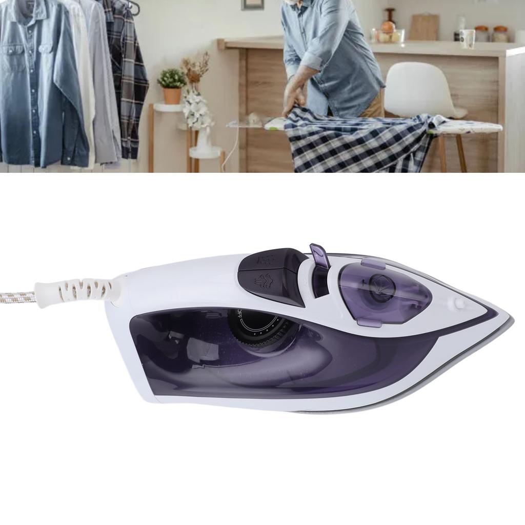 מגהץ אדים לבגדים 1600W חורי מיקרו-אדים מיכל מים 210 מ"ל מכונת גיהוץ יבשה רטובה לבית נסיעות