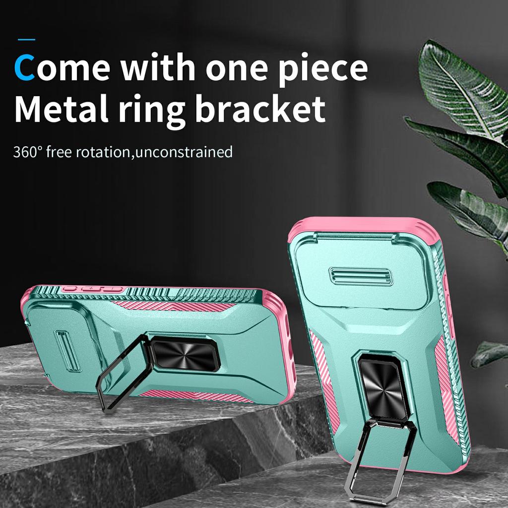 For iPhone 17 Pro Max Case Camshield Kickstand TPU+PC Anti-Slip Phone Cover