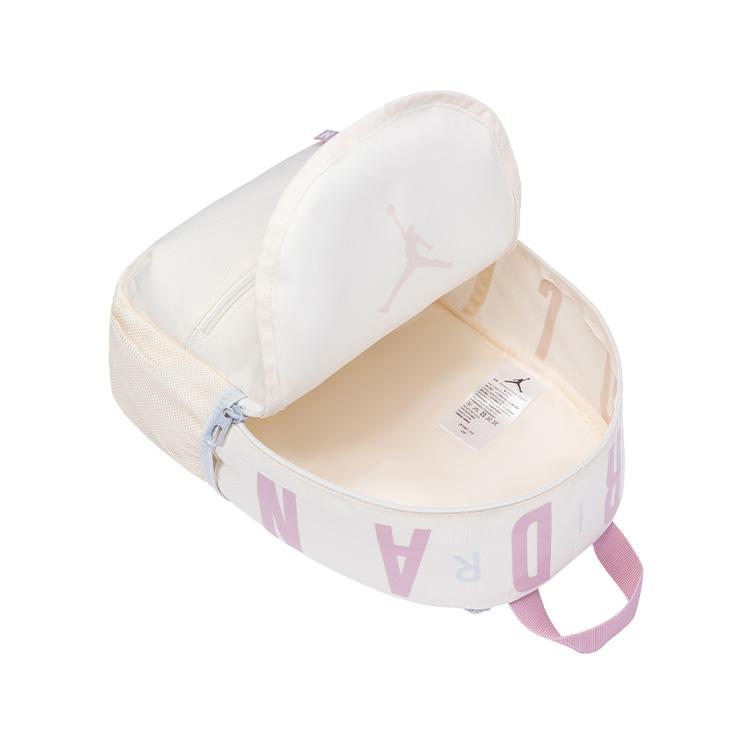 Jordan Zaino alla moda con blocchi di colore carini in poliestere Zaino piccolo unisex Bianco sporco JD2613016TD-003