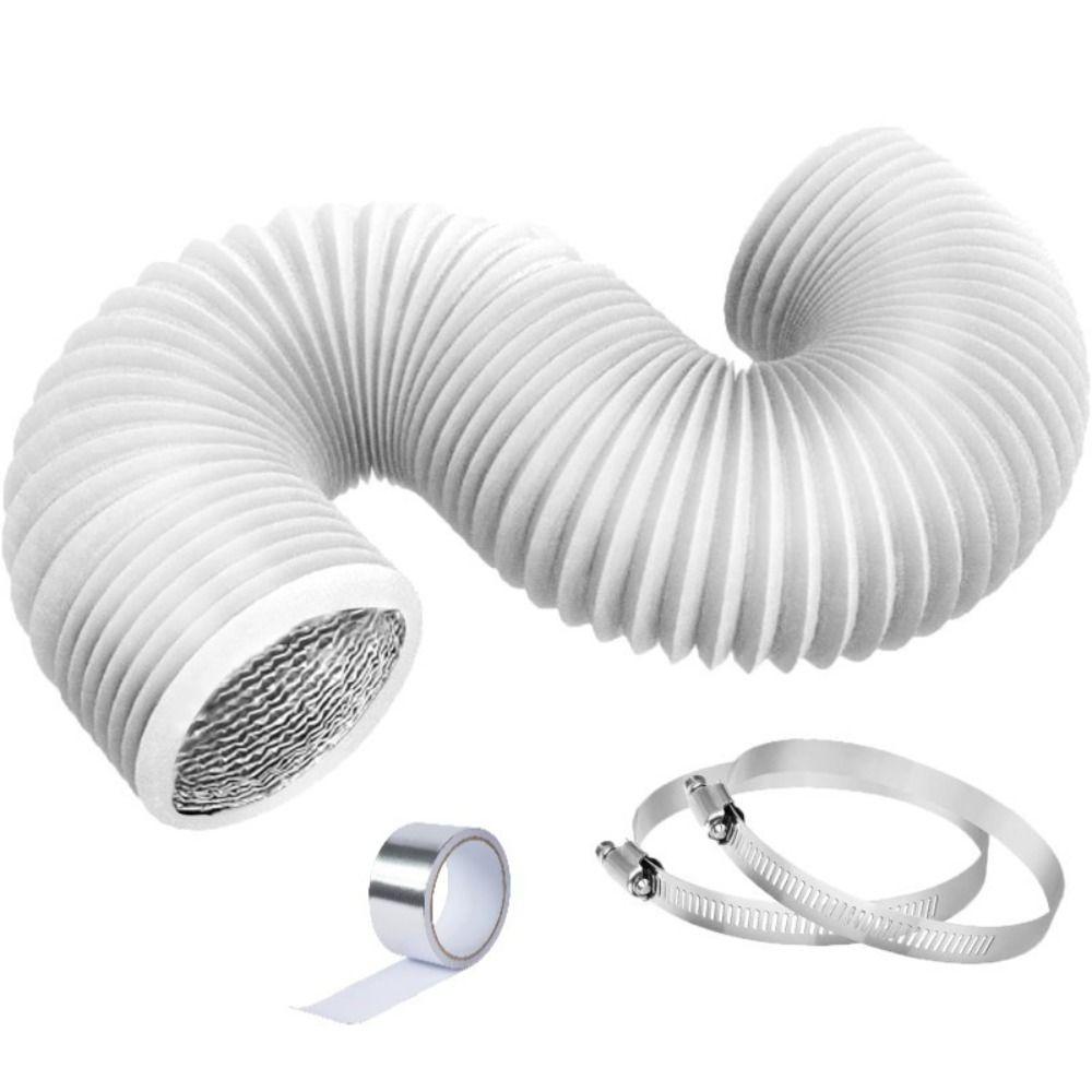 4 Inch Dryer Vent Hose Grey Exhaust Pipe Professional Air Ducting  Kitchen