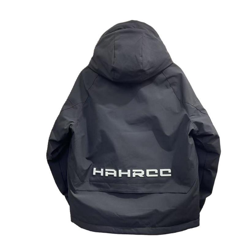 2026 Men's Thickened Hooded Windbreaker Down Jacket - Versatile Outdoor Winter Coat