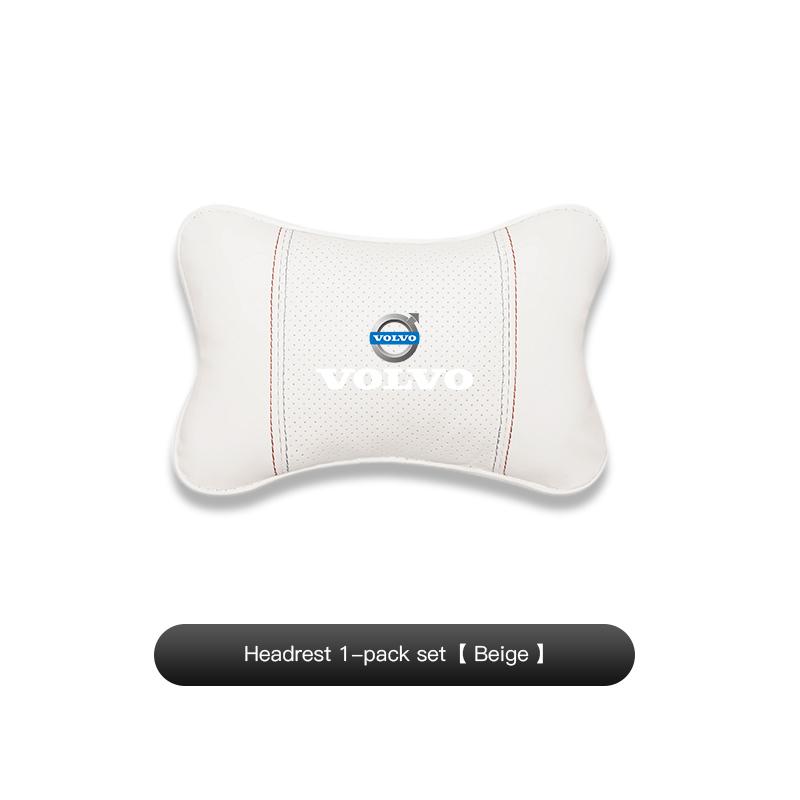 Car Headrest Neck Pillow Waist Pillow For Volvo V60 V40 XC90 S60 C30 XC60 V50 V70 S90 Olestar AWD XC40 Car Interior Accessories