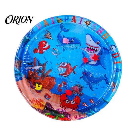 Safe Water Mat for Newborns Inflatable Splash Pad Toddlers, Thickened PVC Outdoor Sprinkler Play Stable Tummy Time Floor Babies, Sensory Toy