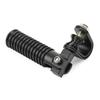 1 Pair Motorcycle Foot Pegs Aluminum Foot Pegs for 1''-1.2" Crash Bar U Clamp Foldable Footpegs Universal Footrest Mount