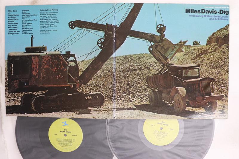 LP Record MILES DAVIS Dig P24054 PRESTIGE 1975 US Jazz Used