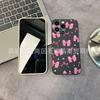 Pink Bow for iPhone15 Mobile Phone Case 14PROMAX All-inclusive 13 Anti-drop 16/15 Protective Case 17