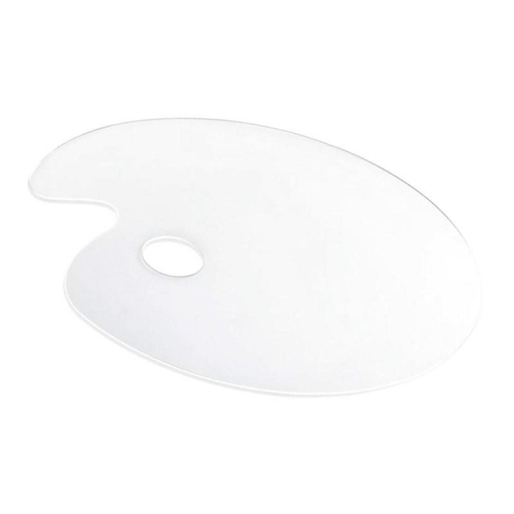 Přenosný akrylový tácek na paletu na líčení Royalways na rtěnku se směsí podkladových pigmentů, 12 cm, 1 kus