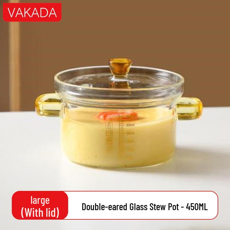 VAKADA Glass Multi-Purpose Bowl with Lid