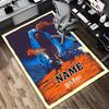 Custom Name Harry Potter Living Room Non-Slip Area Rug Soft Carpet for Bedroom Kids Playroom Sofa Office Home Decor Doormat