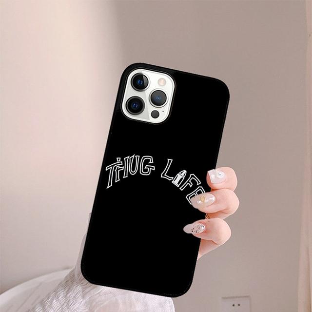 2Pac Tupac Shakur Rap Rapper Phone Case For iPhone 17 Air 14 15 16 16e 13 12 Max Cover For Apple 11 Pro Max Plus Coque