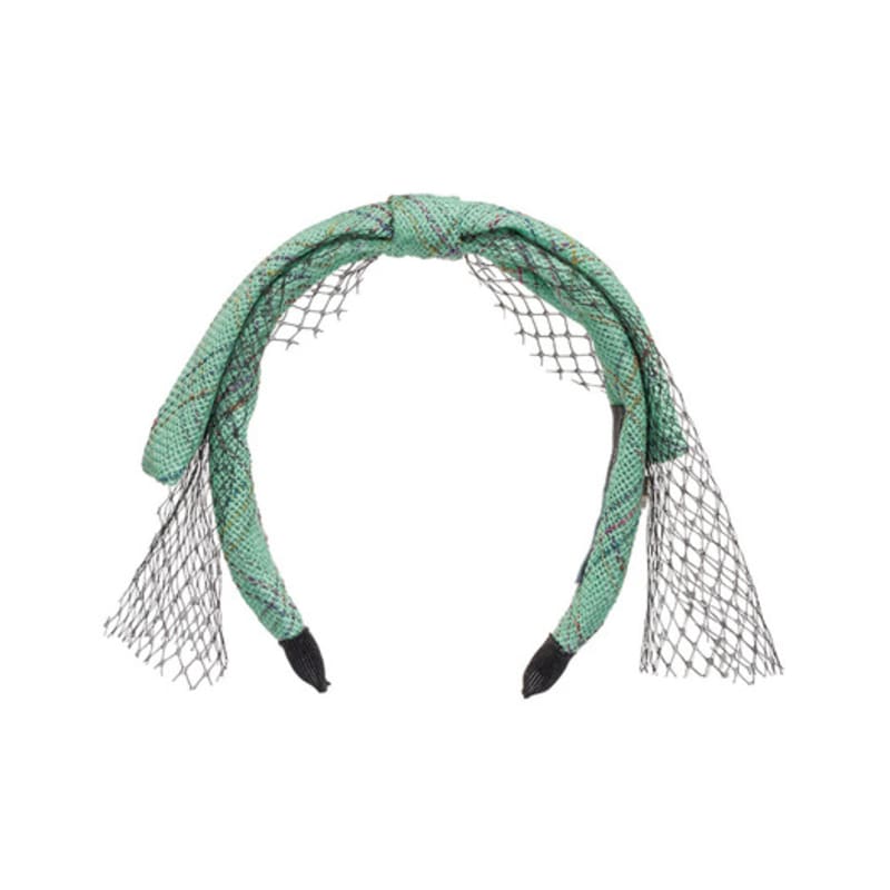 Brown Hat [serre-tete] Lace Petit Bunny - Mint