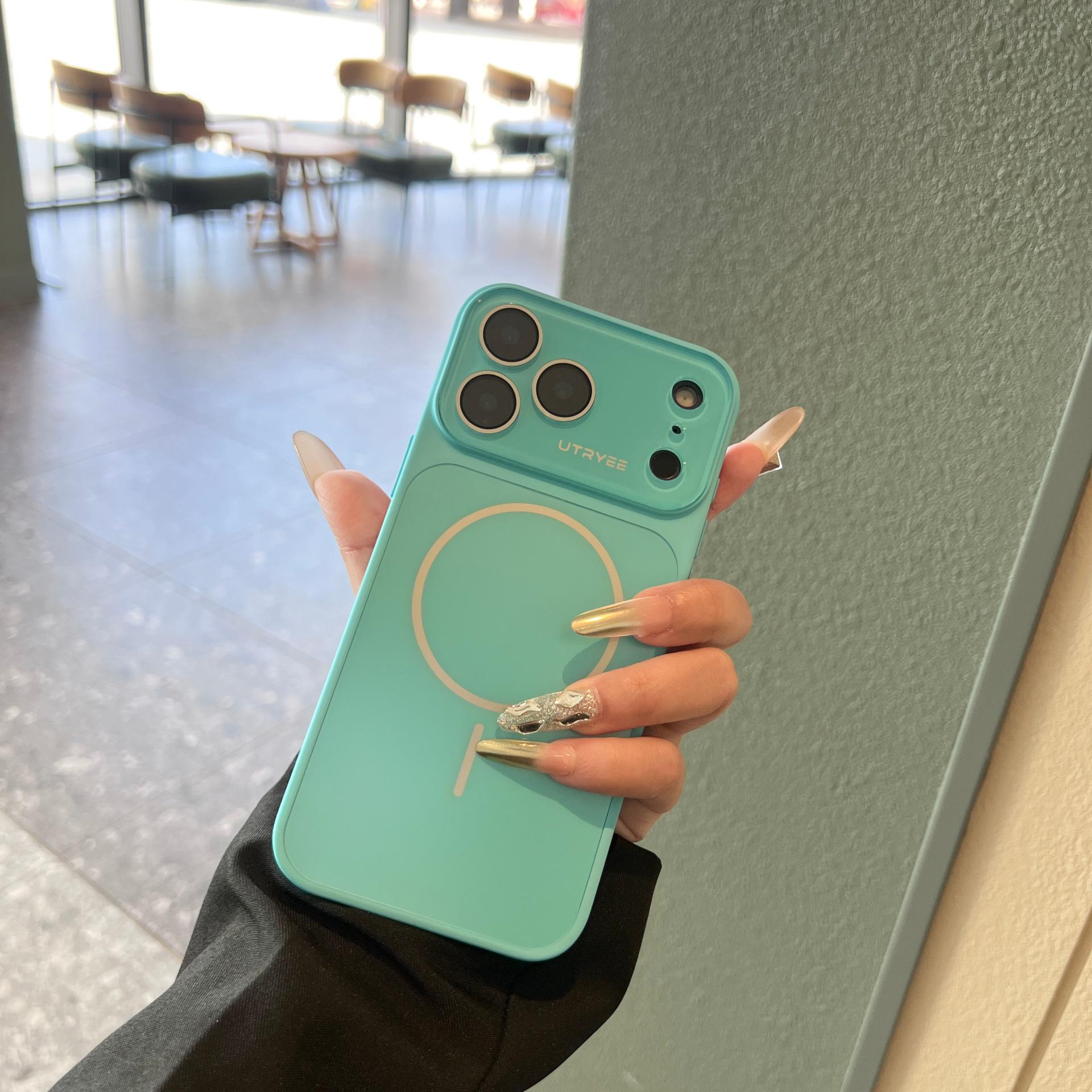 

iPhone 17 Pro Max Magnetic Case: Full Coverage, Real-Machine Fit Protective Case for Apple. 14 Pro Max