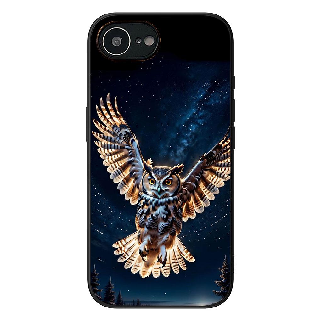 Soft Cover for Samsung Galaxy Note 20 9 8 S8 S10 S9 Plus A54 A33 A21S A31 M21 S10E A17 Coque Phone Case Bird Owl Comics Lovely