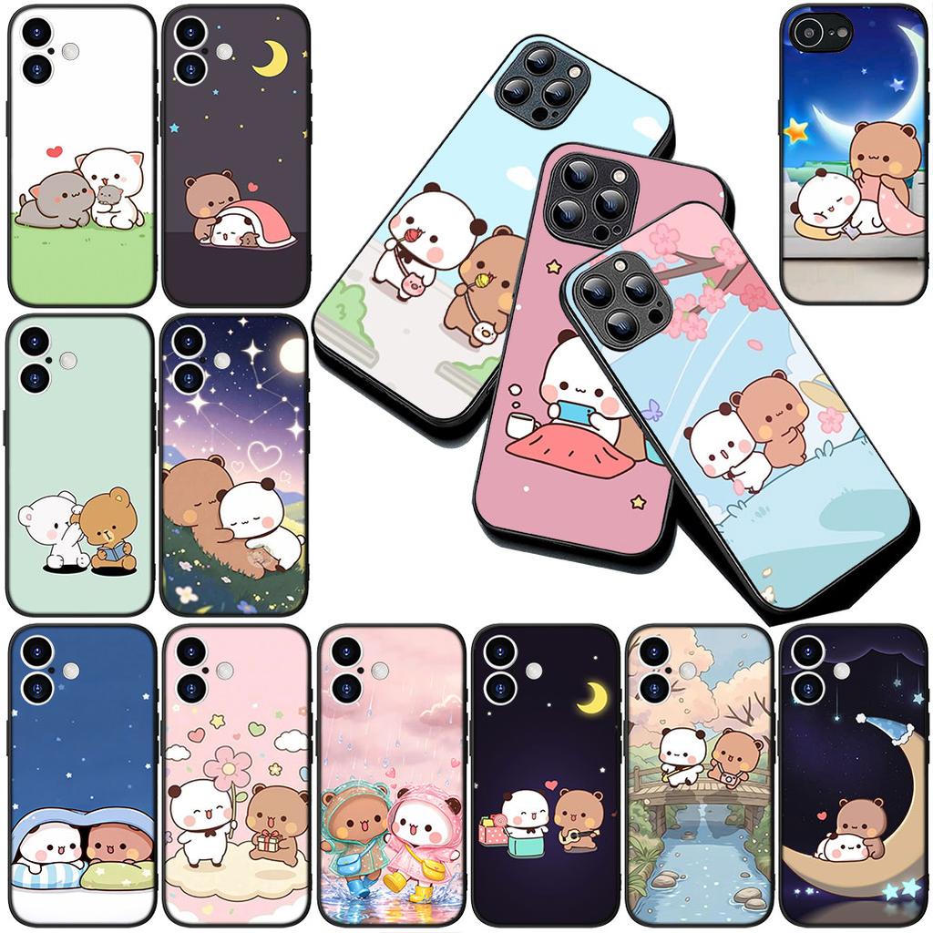 for Samsung Galaxy S20 S22 S21 FE Ultra Plus A07 A17 A15 A16 A25 A57 A37 Phone Cover Soft Case Bubus Panda Cartoon Bear Dudus