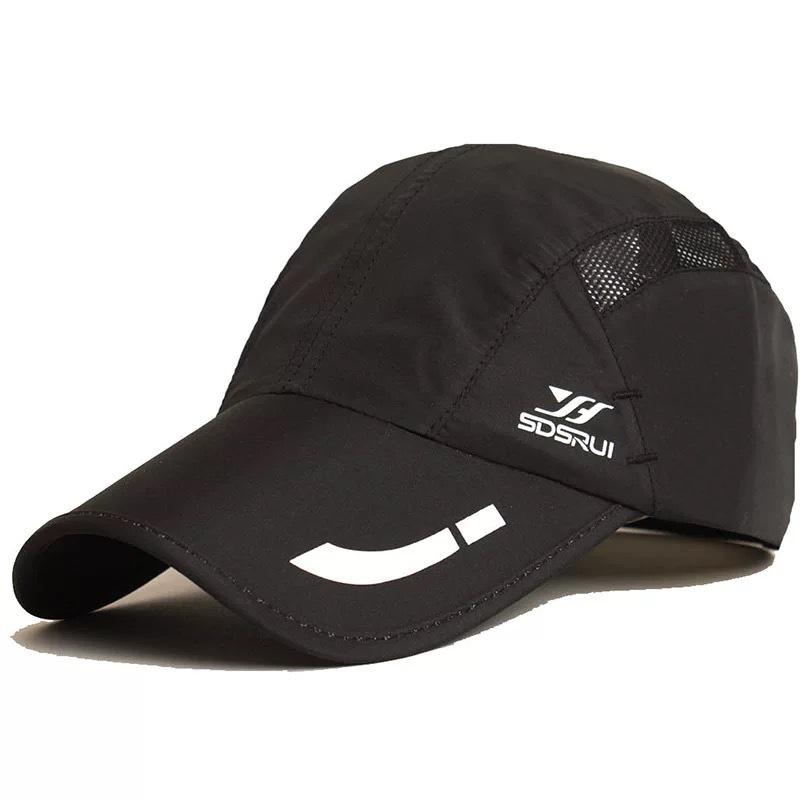 Men's hat spring and summer thin mesh breathable cap cool hat men's casual baseball cap sunscreen visor
