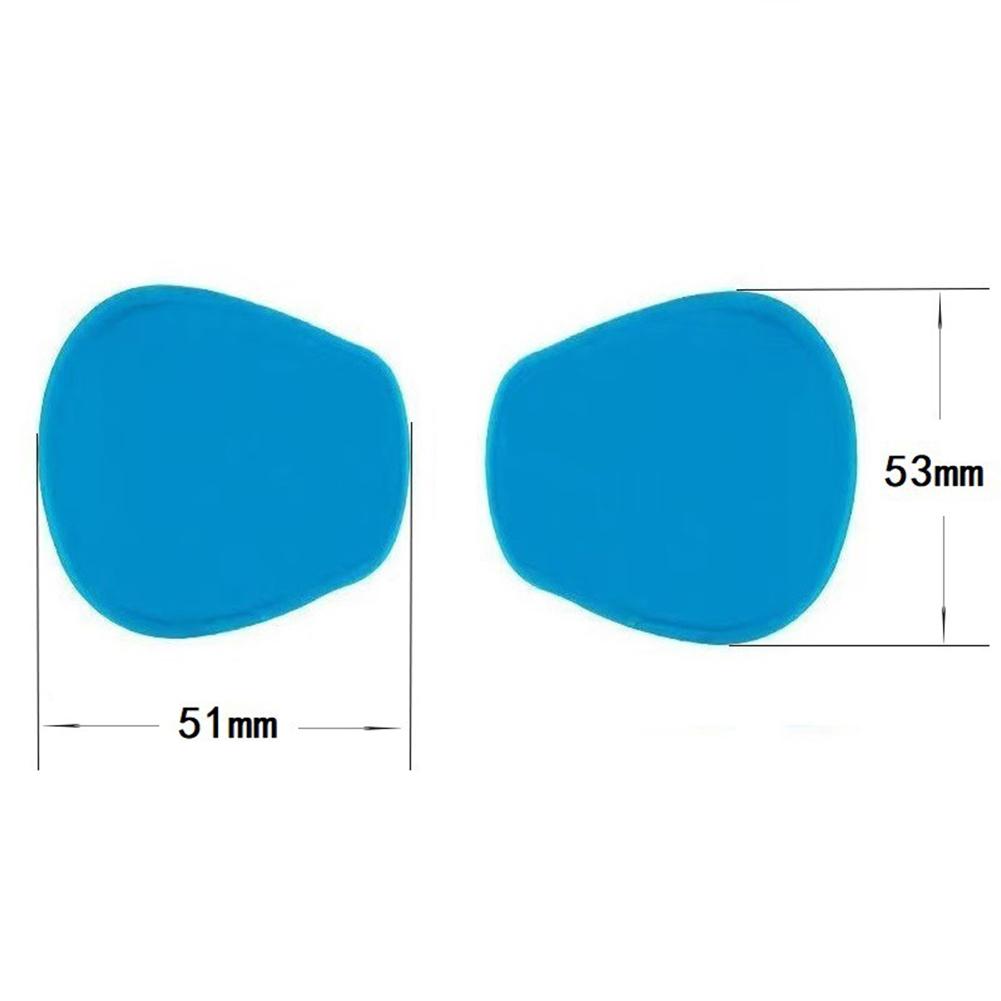 1Pair/2pcs Massager Pads Replacement Silicon Gel Massager Patch Reusable Safe Comfortable EMS Neck Trainer Accessories