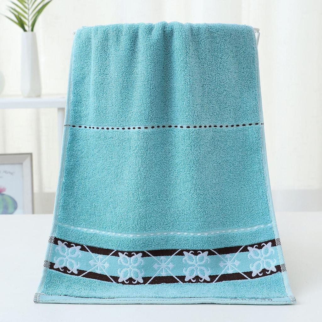 Embroidered Pure Cotton Face Towel – Thick, Absorbent, Gift-Ready