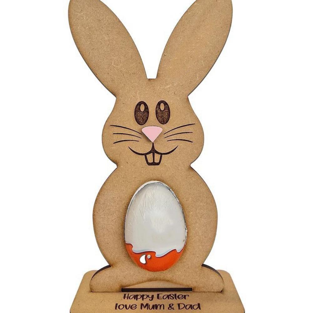 Standing Bunny Easter Egg Rack Creative Chocolate Egg Rack Gift Bunny Egg Rack  Easter Party