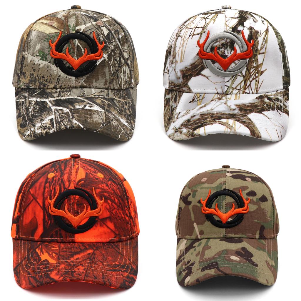 Deer Embroidered Baseball Cap With Adjustable Strap For Outdoor Sports And Sun Protection