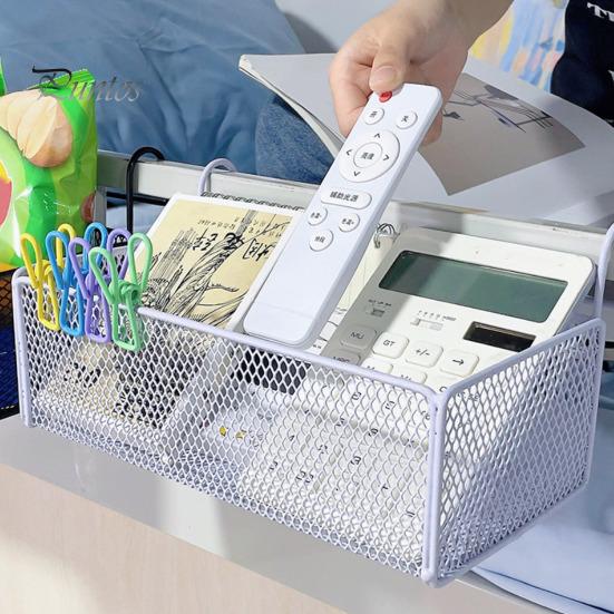 Hanging Basket Storage Organizer Large Capacity Strong Load-bearing Multipurpose Bed Bedside Organizer Storage Basket