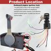 For Mercury Mariner Outboard Ignition Switch Lock Set For Control Box 40 45 50 60 90 115 150 225HP Replaces Sierra 87-17009A5
