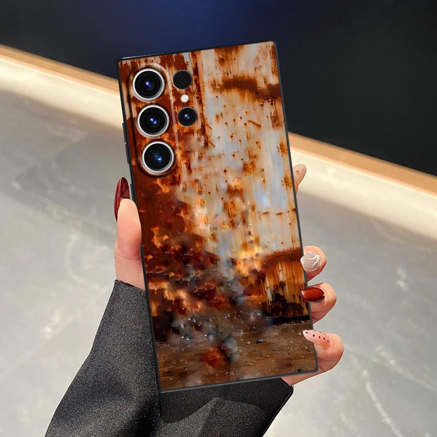 Rust Marks Case for Samsung Galaxy S9 S24 Plus S23 FE S20 S25 Ultra S22 S21 Funda Phone Cover