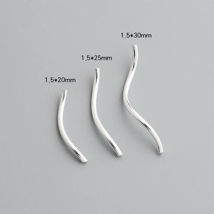 

Намисто/браслет зі срібною квіткою S925 Sterling Tube 1.5 x 20mm