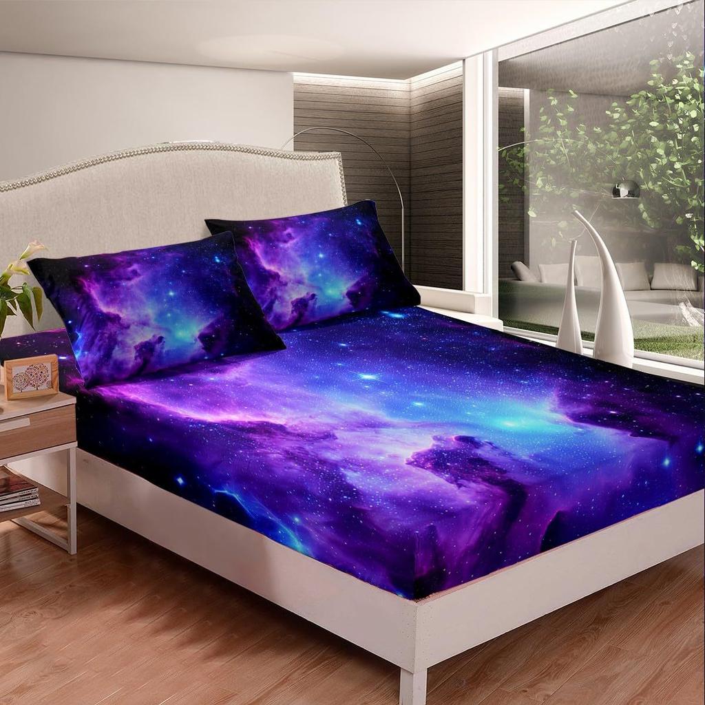 Football Pattern Mattress Three-Piece Digital Printing Mattress Bedding Set Adult Children