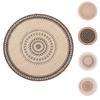 Round Embroidery Lace Table Placemat Nordic Style Non-Slip Placemat Heat Insulation Furniture Decoration Mat Coffee Cup Mats