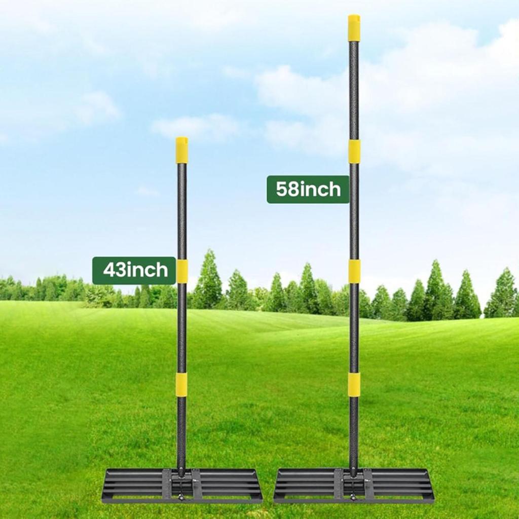 Landscape Rake Efficient Leveling Lawn Tool for Pasture Garden Yard S