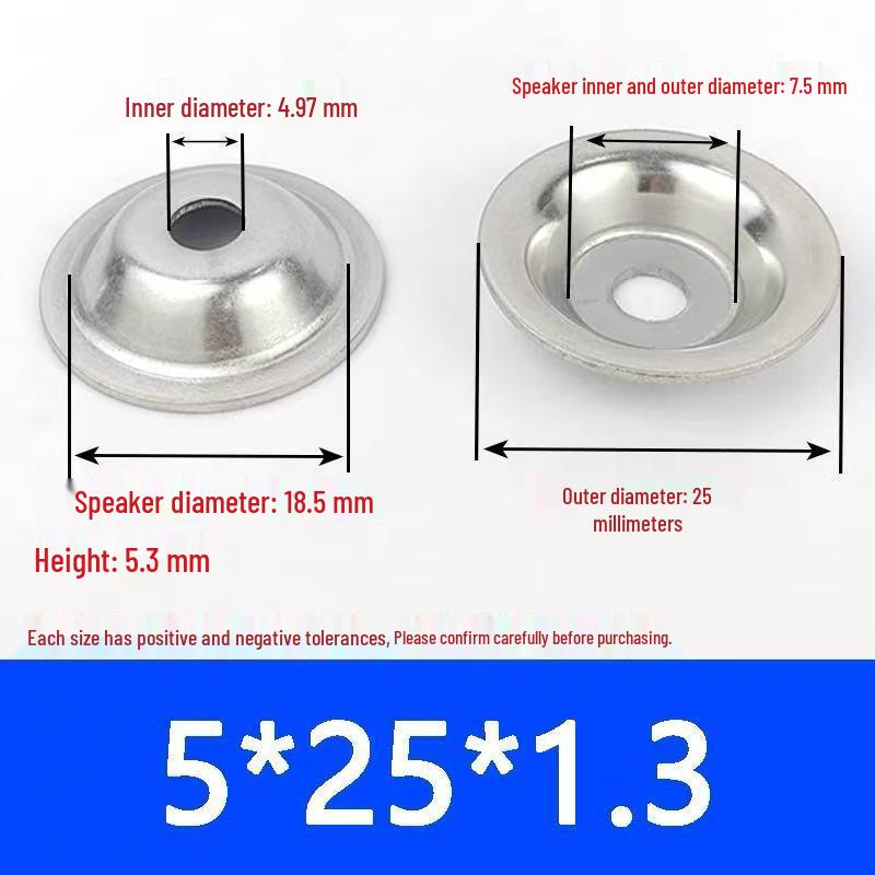 304 Stainless Steel Bowl Mat Washer and Recessed Screw Decoration Set