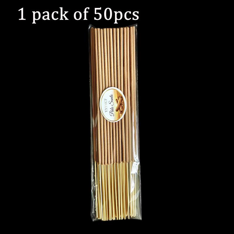 50/100pcs Premium Peruvian Sacred Wood Incense Stick Palo Santo Fragrance for Yoga Meditation Purifying Ideal Emotional Boosting