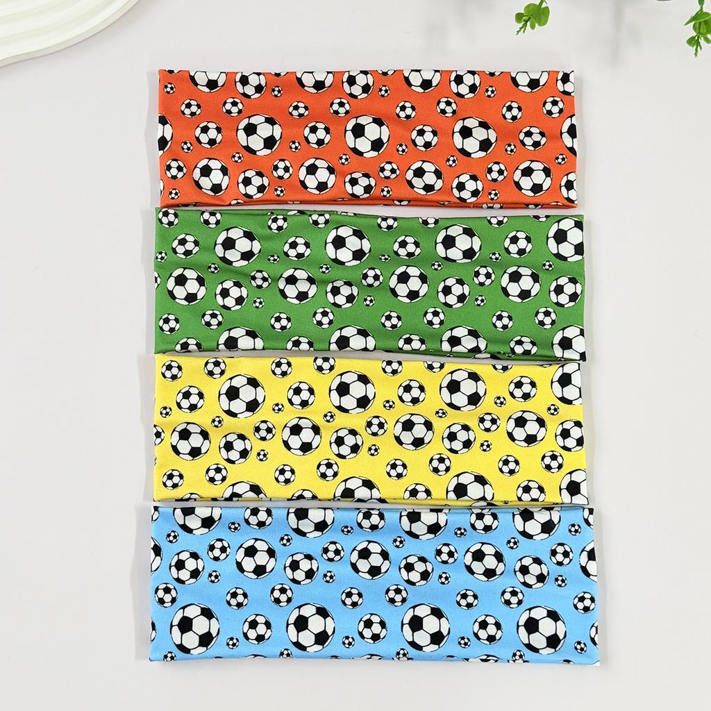 Football Headband World Cup Cheer Headscarf Elastic Sports Headband Unisex Antiperspirant Headband