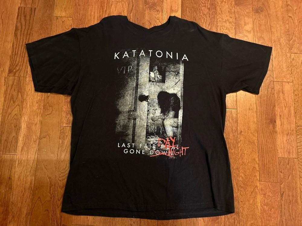 Винтажная футболка с туром группы Katatonia Все размеры от S до 5XL NZ126 БЕСПЛАТНАЯ ДОСТАВКА Унисекс Футболка S
