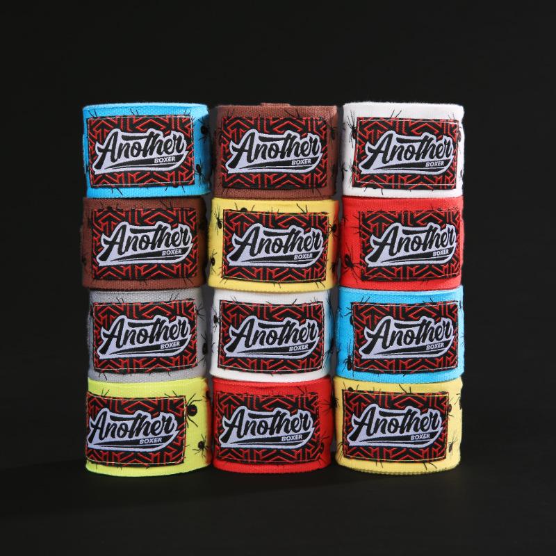 5m Elastic Boxing Hand Wraps - Training & Competition Model, Printed Fighting Bandages