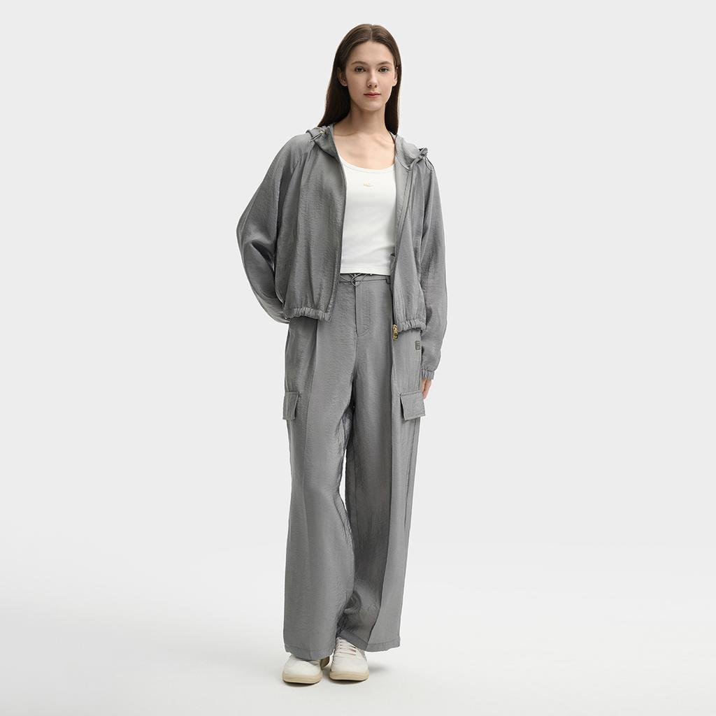 New FILA MILANO Collection Jacket Women's Xingji Gray F11W525701FDY