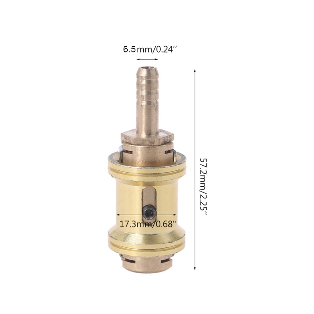 6.5/8mm Car Tire Valve Clip Pump Nozzle Clamp Solid Brass Quick Connect Inflation Connector Car Air Chuck Inflator Pump Adapter