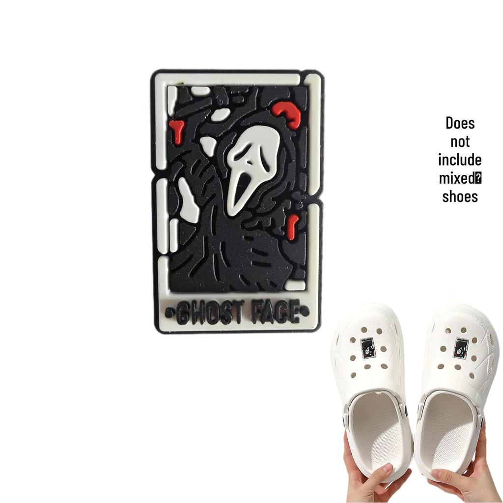Halloween Cartoon Shoe Charms - Cute Detachable Accessories for Cross-Border Shoes