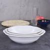 Elegant White Ceramic Pickled Fish & Noodle Bowl for Home or Restaurant Use