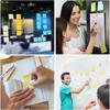 Samcos Post-it Sticky Notes Strong Adhesive Memo Paper Notebook Note 100 Sheets3 Books Pad Convenient Planner Mixed Colors Student Home Office Gift