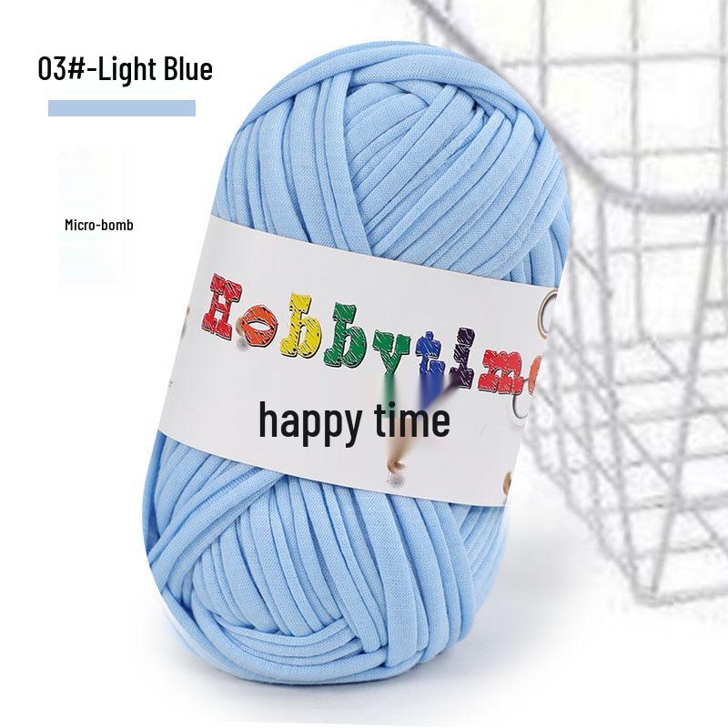 Cloth Strip Yarn DIY Crochet Kit: Handmade Bag, Knitting Material for Cushions, Carpets, and Dolls