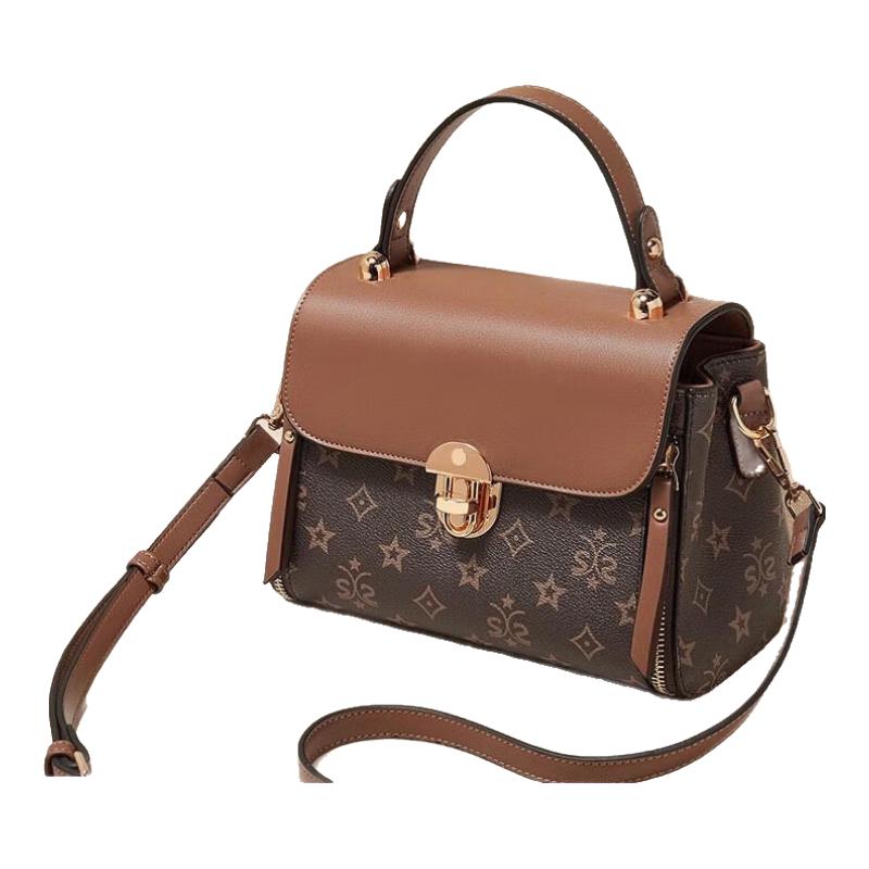 

Женская большая ретро-сумка через плечо FOXER с принтом