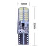 1pcs T10 W5W LED Strobe Flash Silicone Gel Light 194 168 3014 24LED LED Blink Light Bulb Clearance Lights 12V 2 Model Lights Dome Lights 6