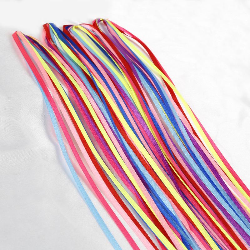 

90 см кольорові стрічки для волосся ручної роботи, ткані мотузки, аксесуари для волосся для дітей та дівчаток