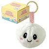 Treasuringu  Cute Steamed Bun Shaped Keychain 7-Color Baozi Plushie Bag Food Doll Birthday Gifts